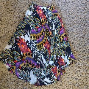 Casual Studio Women Skirt Sz S peacock ikat